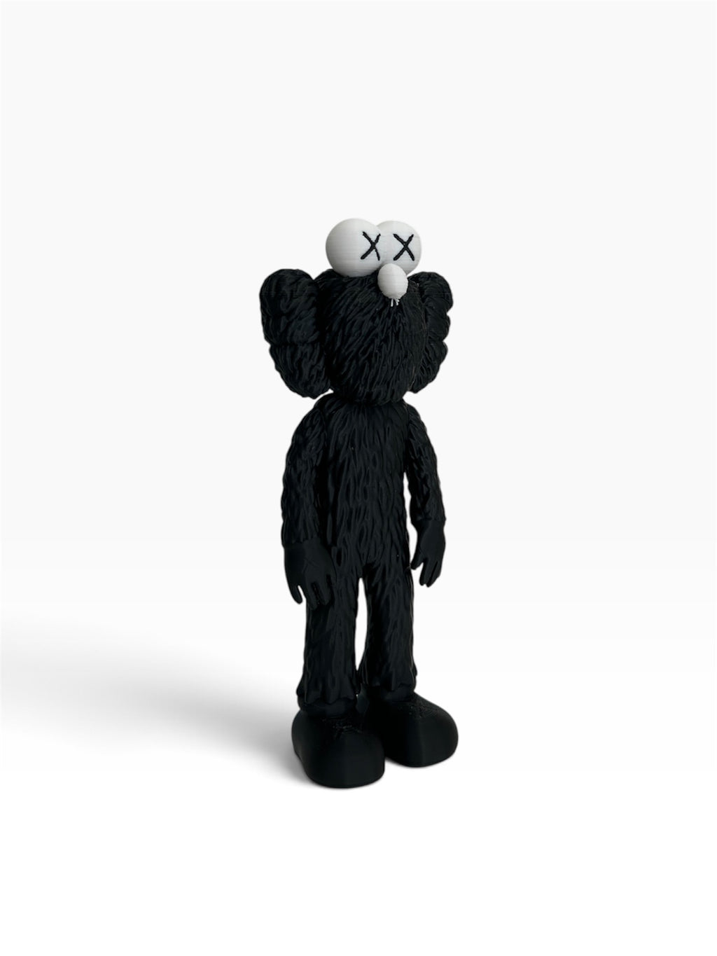 3D Printed Black Art Figure – X-Eye Collectible Sculpture