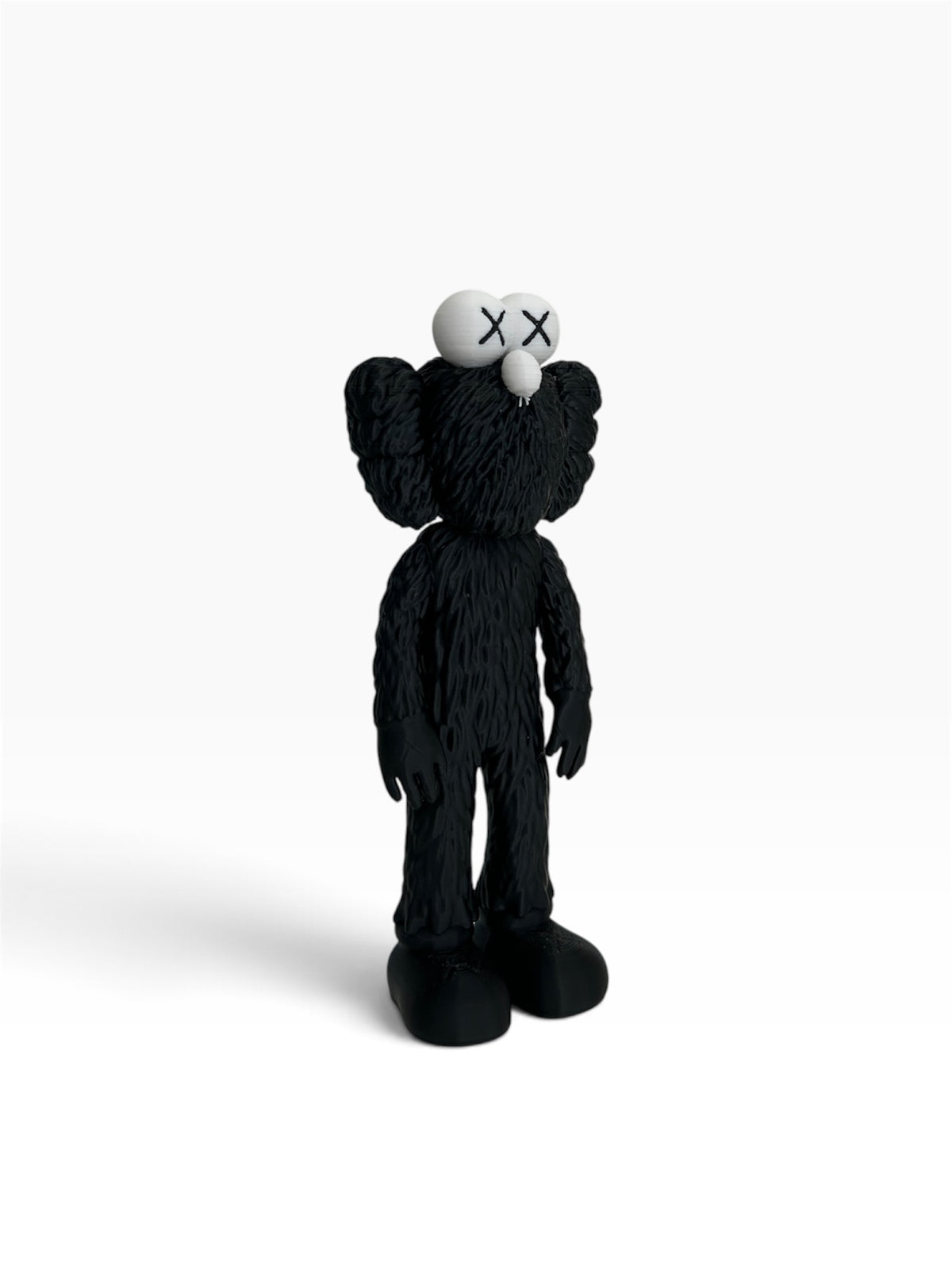 3D Printed Black Art Figure – X-Eye Collectible Sculpture