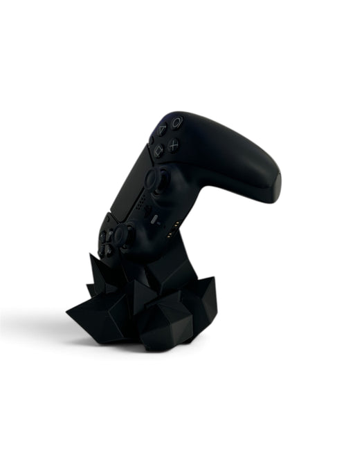 3D Printed PS5 Controller Holder Stand – Modern Geometric Gaming Dock