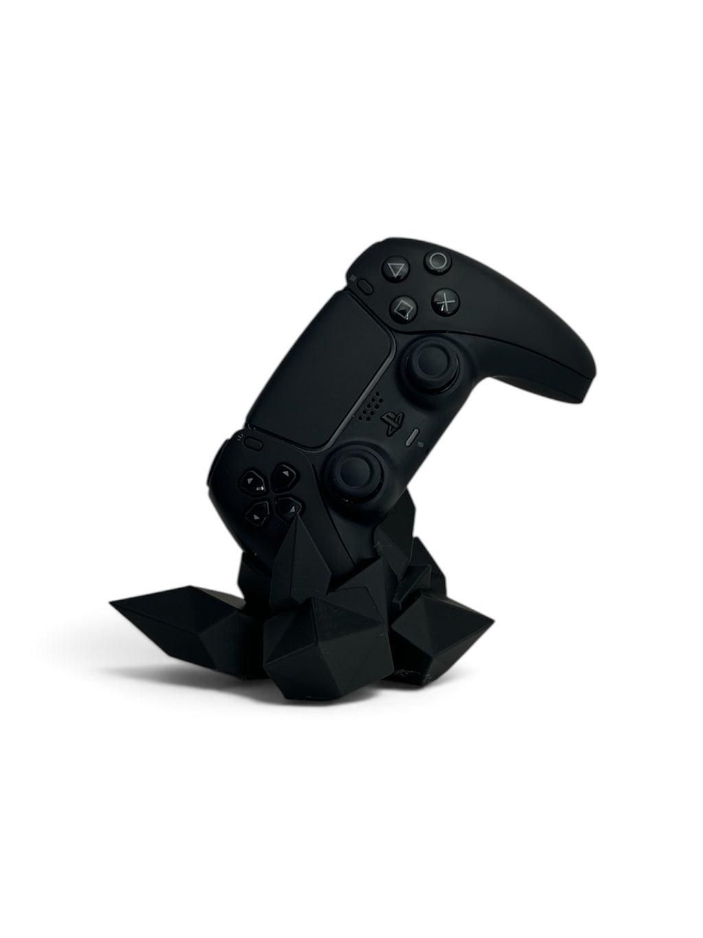 3D Printed PS5 Controller Holder Stand – Modern Geometric Gaming Dock