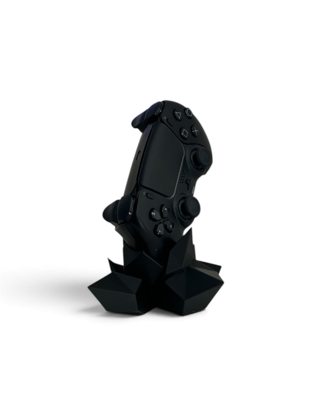 3D Printed PS5 Controller Holder Stand – Modern Geometric Gaming Dock