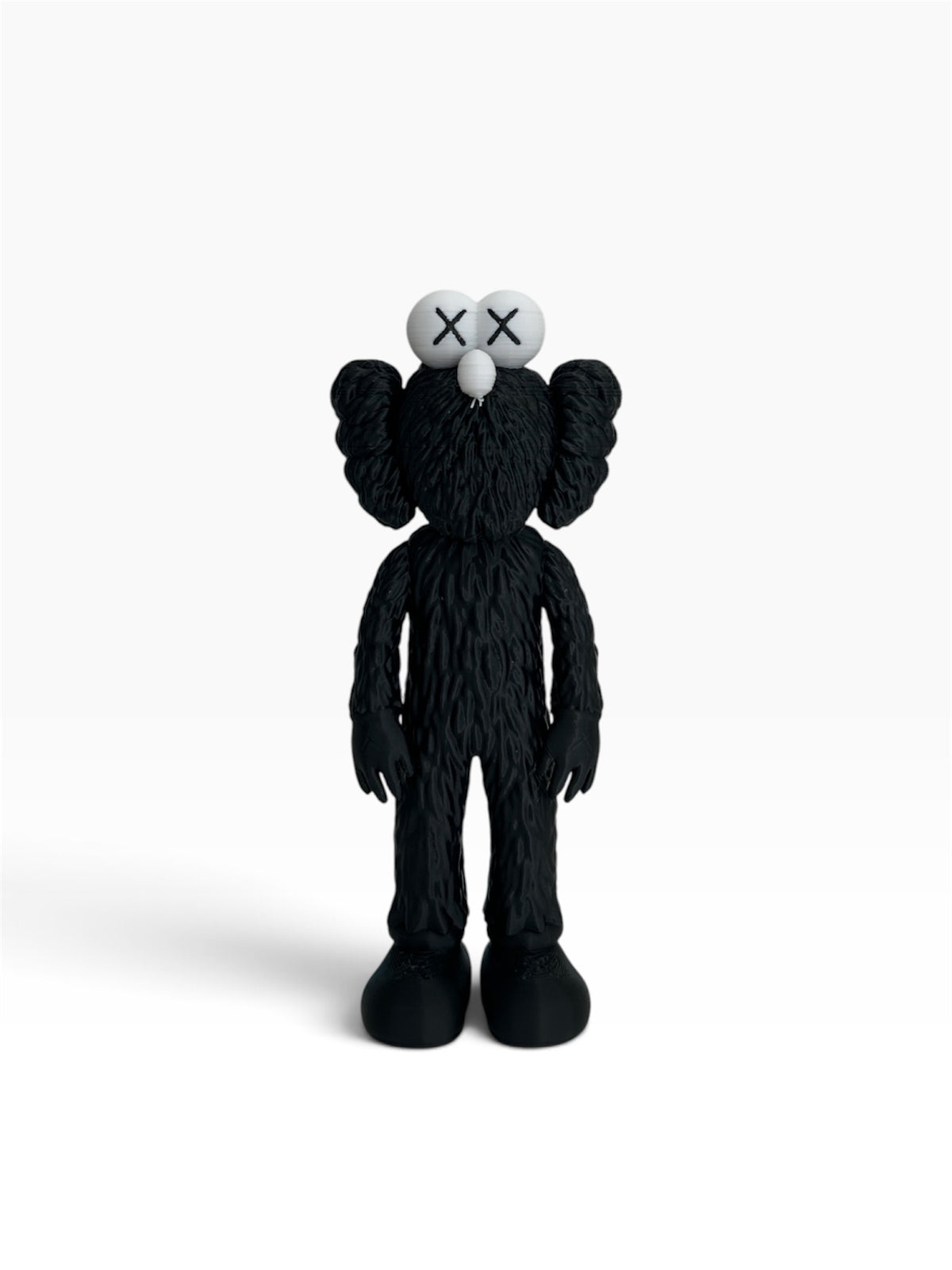 3D Printed Black Art Figure – X-Eye Collectible Sculpture
